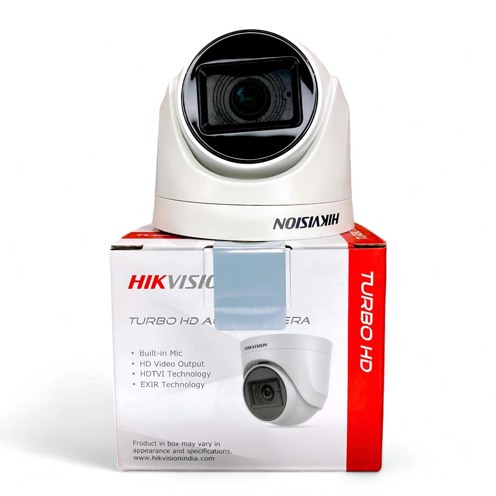 Hikvision 5MP Hybrid HD 3K Dome Camera 2.8mm With Audio (2CE76K0T-LPFS) view 5